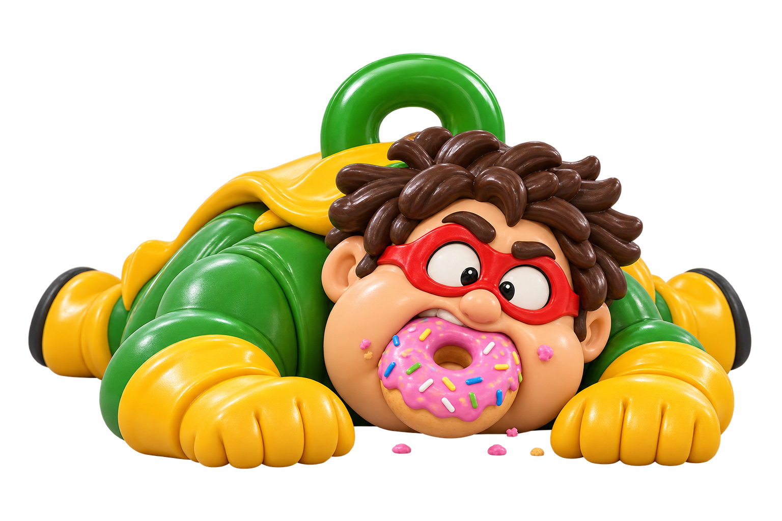 Bulk Man BackStax toy from Super Zeros Crew