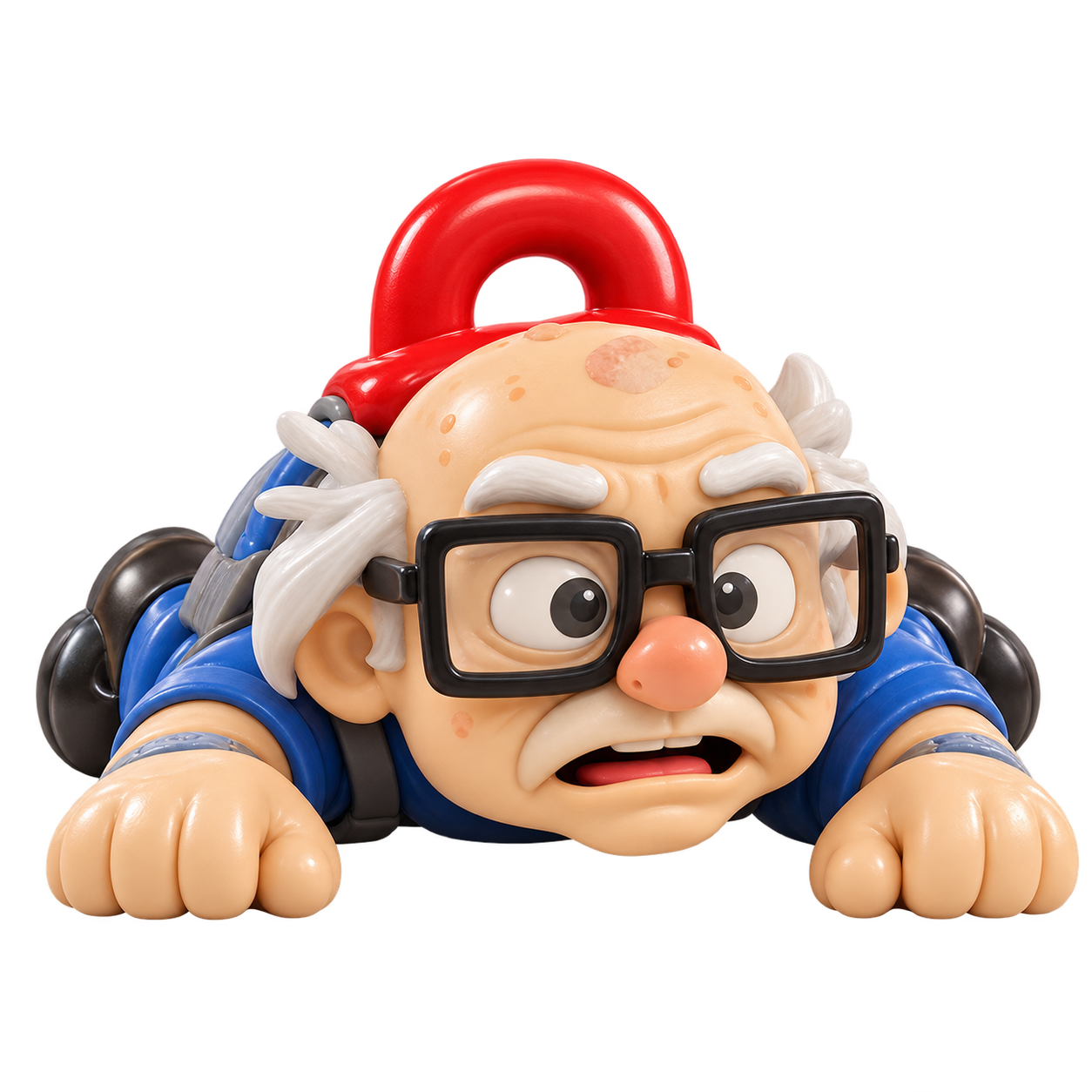 Norm BackStax toy from Funny Old Man Crew