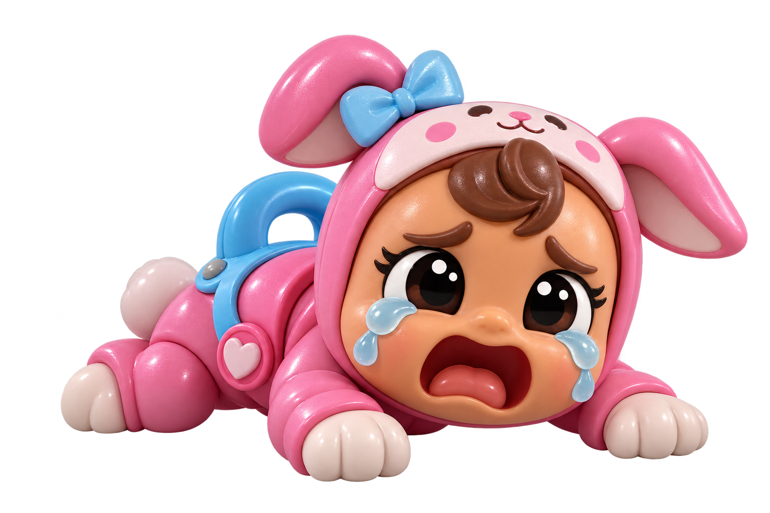 PinkyPlops BackStax toy from the Crybaby Crew