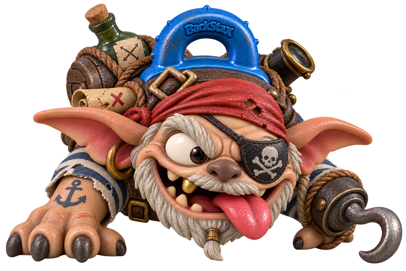 Sailor Sam BackStax toy from Pirate Crew