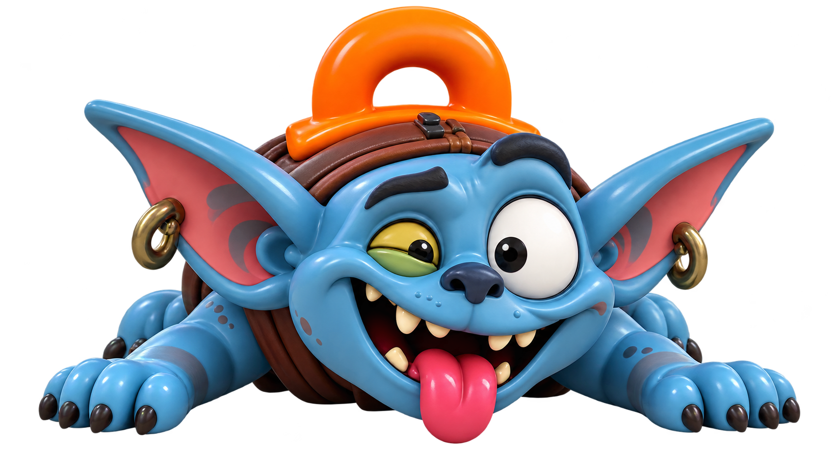 Rare Goblin BackStax toy